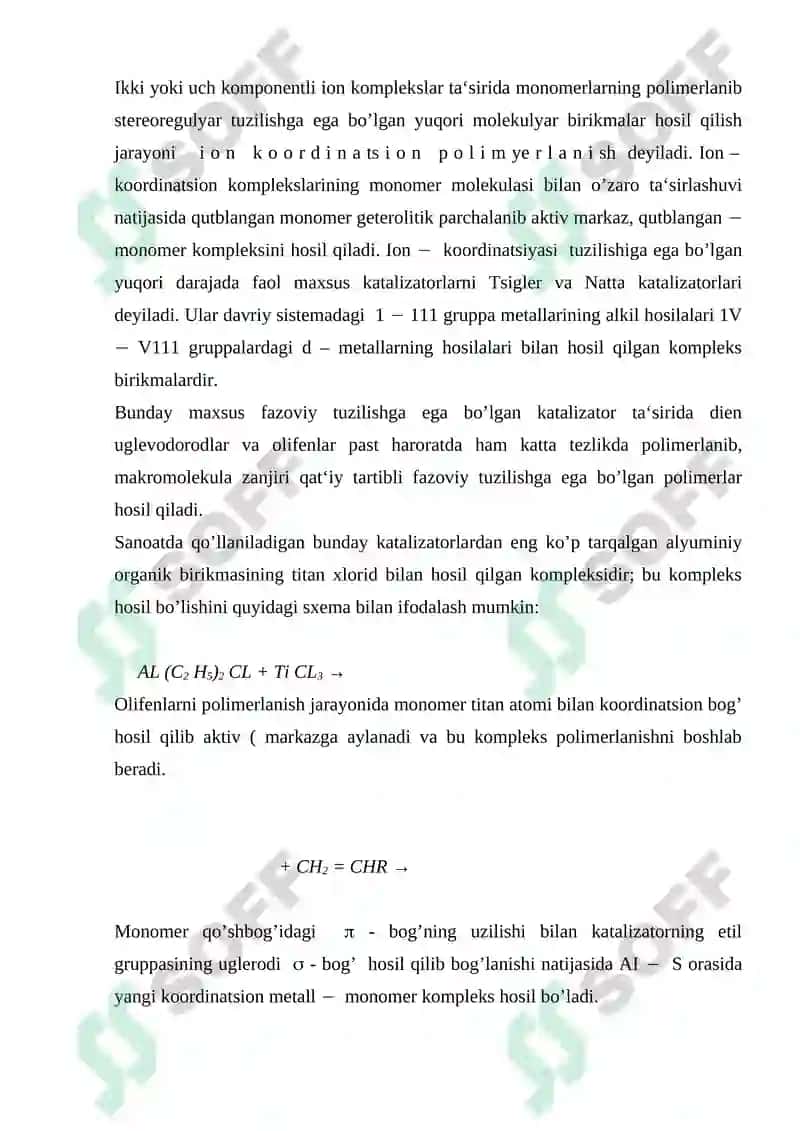 Ionli polimerlanish 2