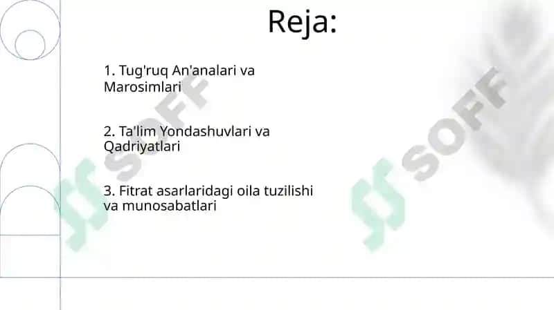 Abdurauf Fitratning oila asaridagi oila qurish tartiblari va farzand tarbiyasi 2