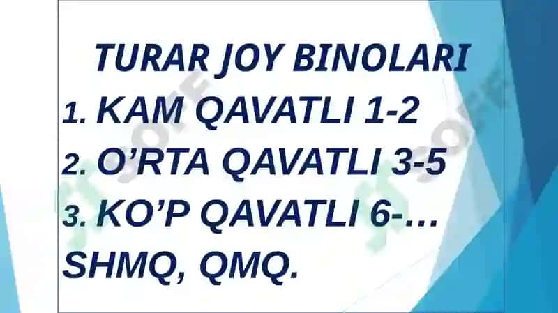 Turar-joy binolari 2