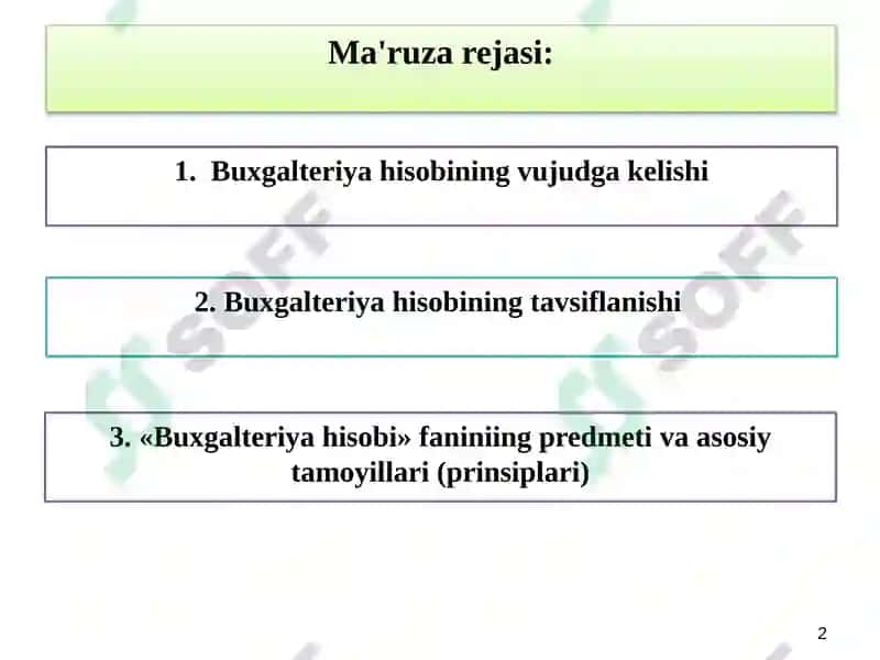 BUXGALTERIYA HISOBI 2