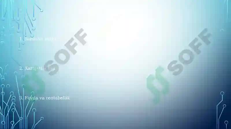 Sales and costs 2