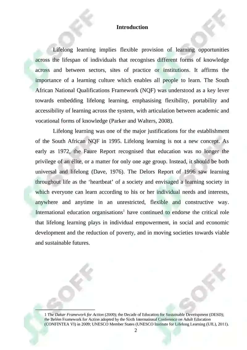 Lifelong Learning and Flexible Provision 2