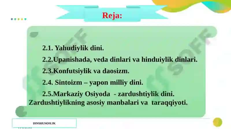 Milliy dinlar 2