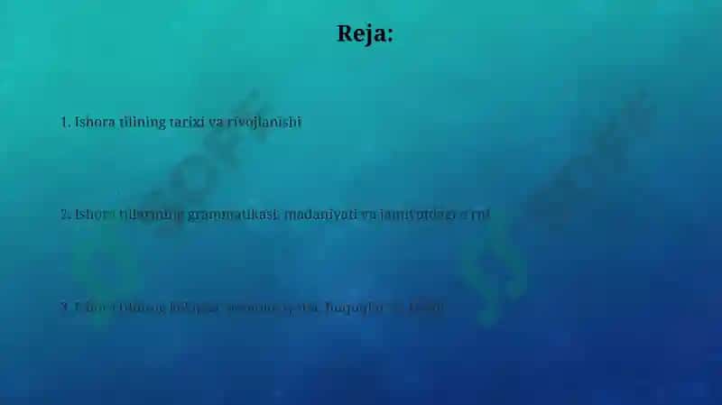 Ishora tilining tarixi va rivojlanishi 2