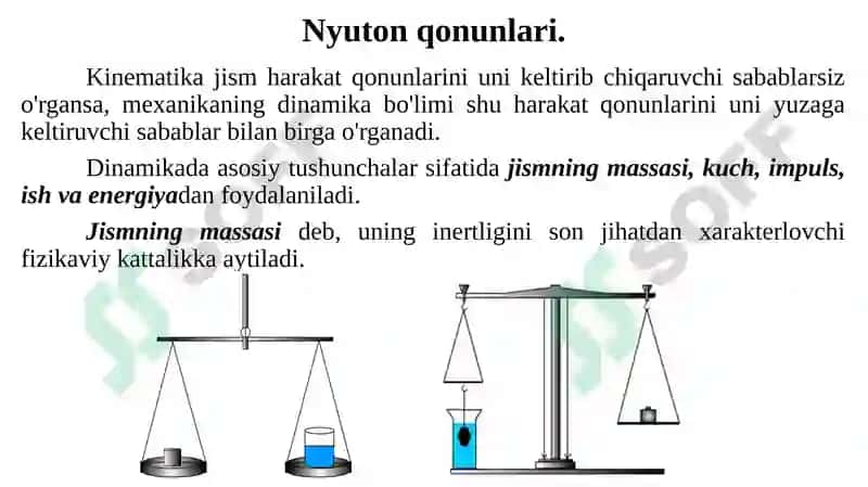 Nyuton qonunlari 2