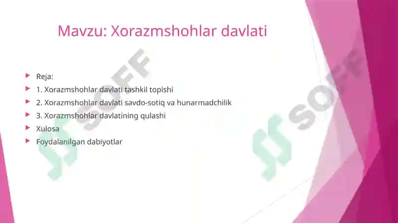 Xorazmshohlar davlati 2