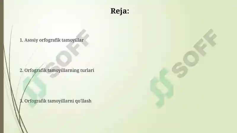 Orfografik tamoyillar 2