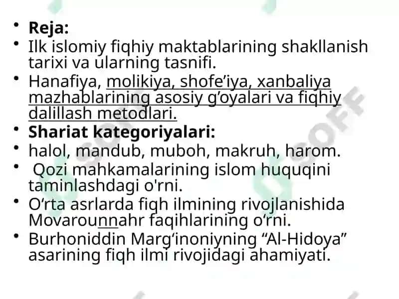 Islomfiqhiy maktablari 2
