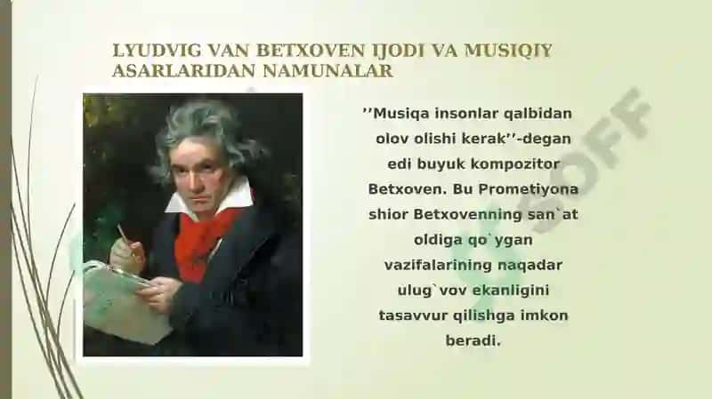 L.Betxoven ijodi haqida 2