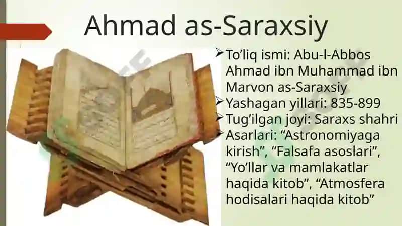 Ahmad as-Saraxsiy 2