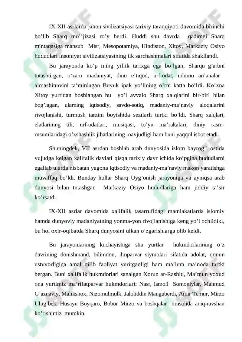 Sharq Uyg’onish davri va unda ta’lim tarbiya masalalari 2