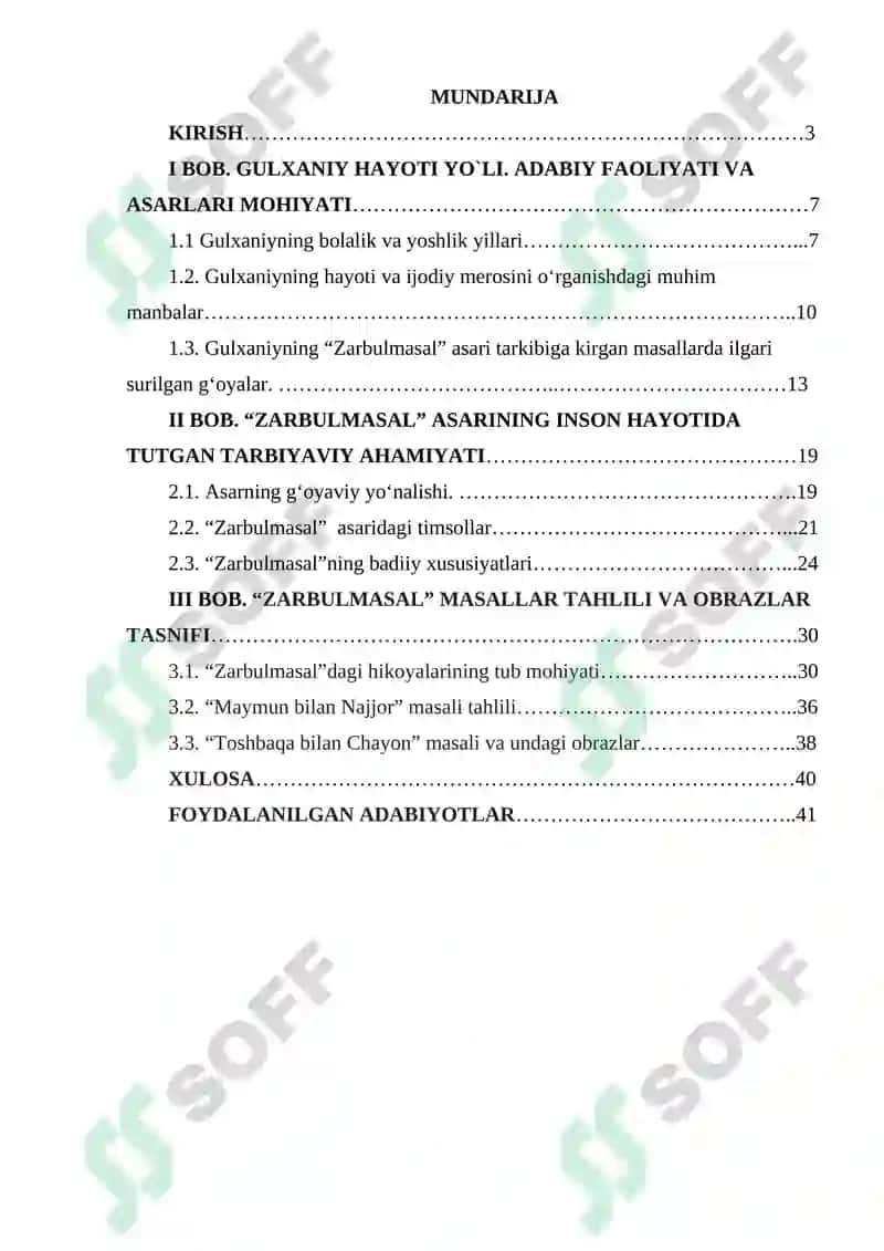 “Zarbulmasal” masallar tahlili 2