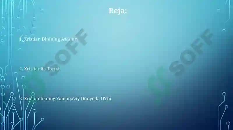 Xristian dini haqida 2
