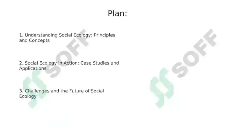 Social Ecology 2