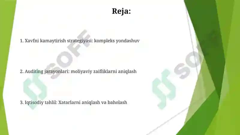 Tashqi va ichki moliyaviy risklarni boshqarishda iqtisodiy tahlil va auditning o'rni 2