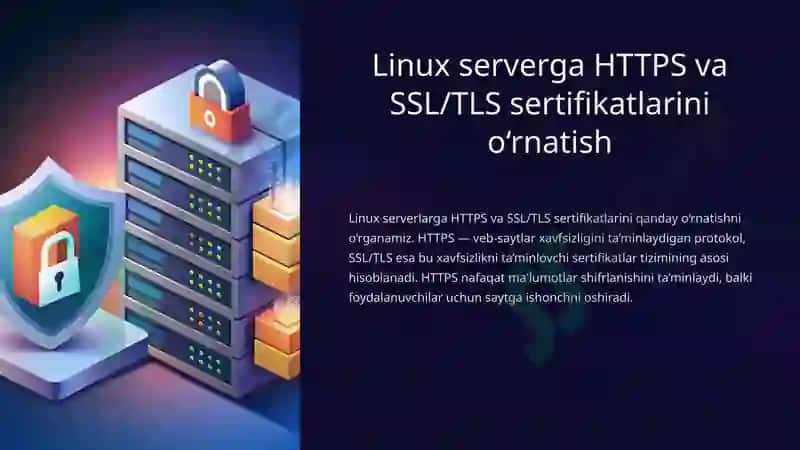 Linux serverga HTTPS va SSL/TLS sertifikatlarini o‘rnatish 2
