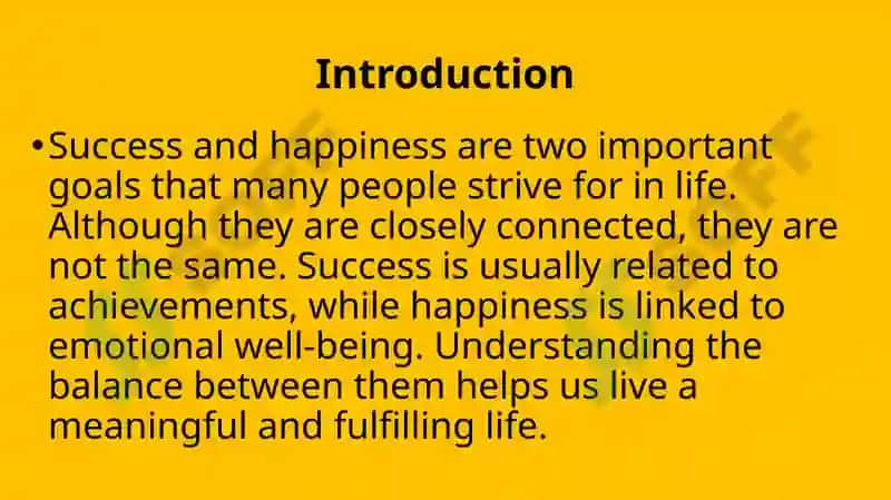Success and Happiness 2