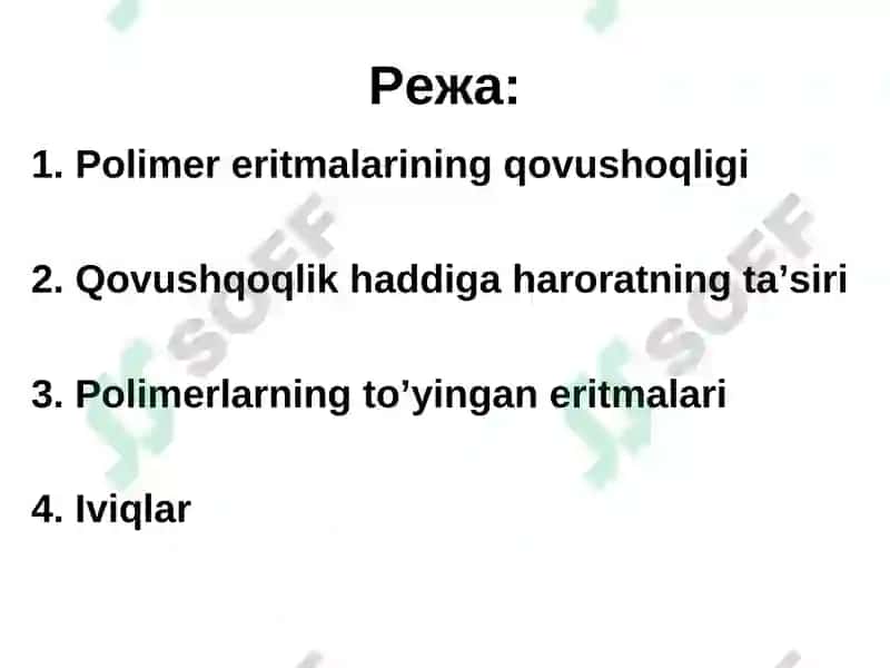 Polimer eritmalari 2