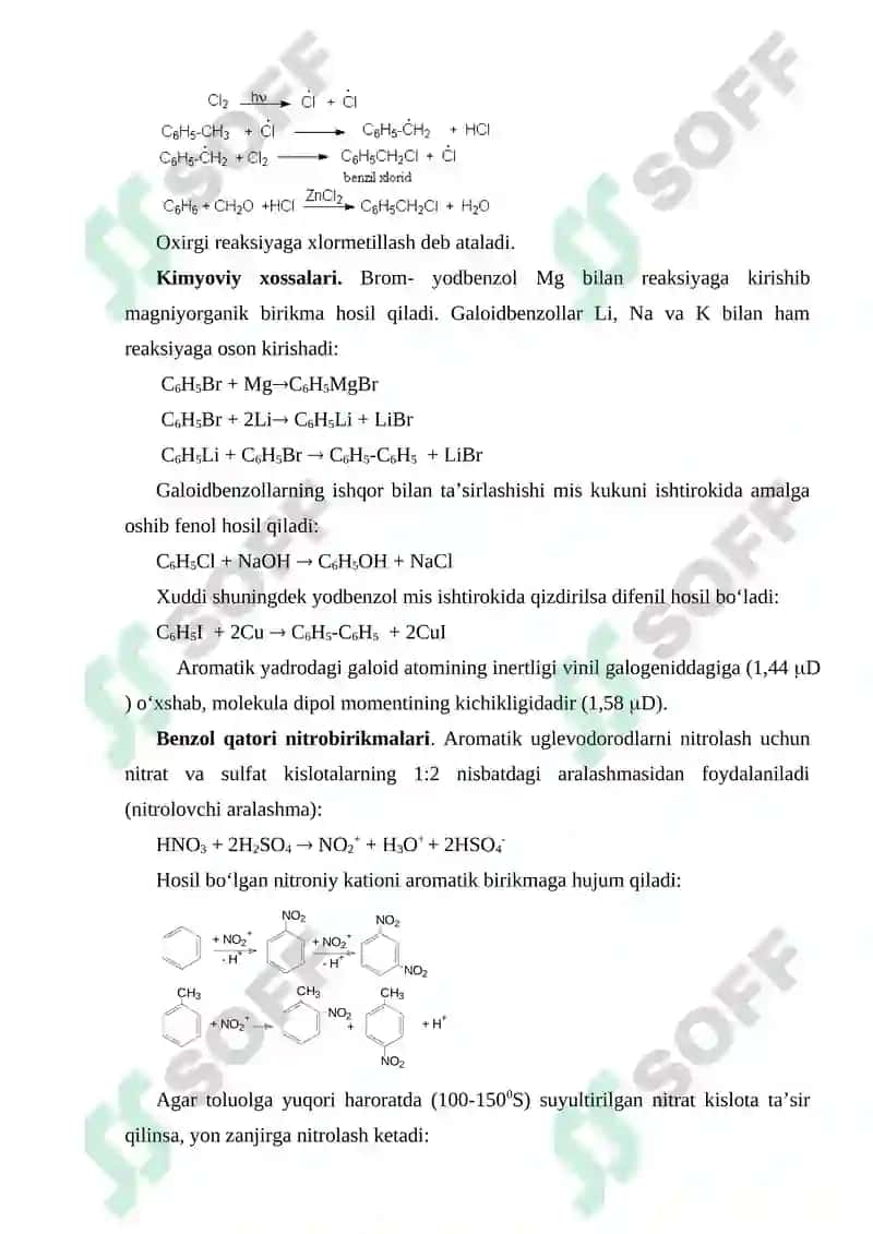 Aromatik galoidbirikmalar 2