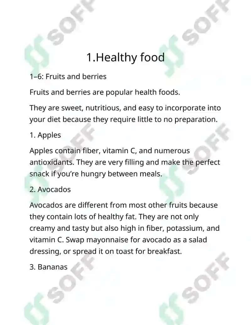 Fruits and berries 2