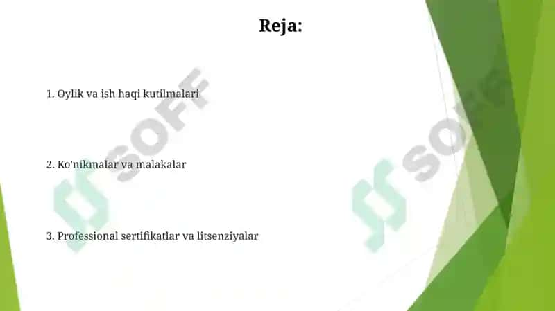Buxgalteriya kasbiga qòyiladigan talablar 2