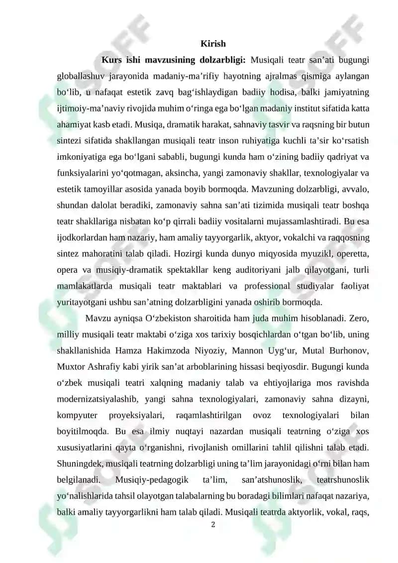 Musiqali teatrning o‘ziga xos xususiyatlari 2