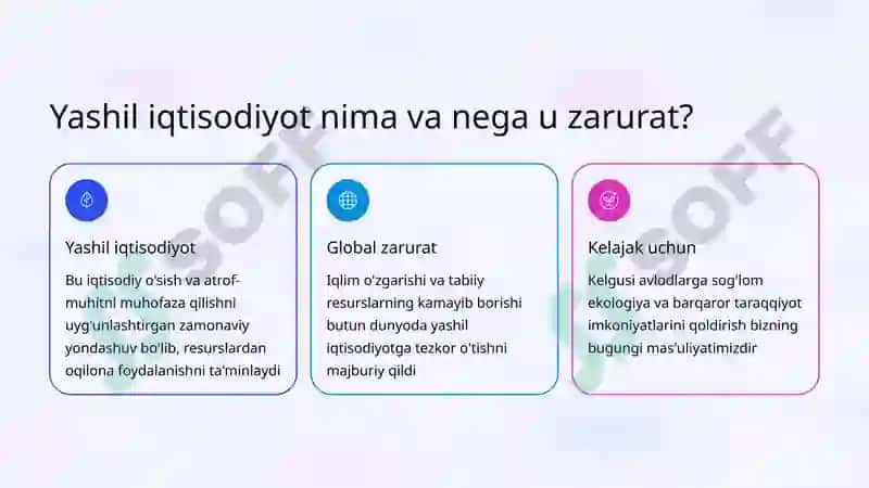 Yashil iqtisodiyot 2