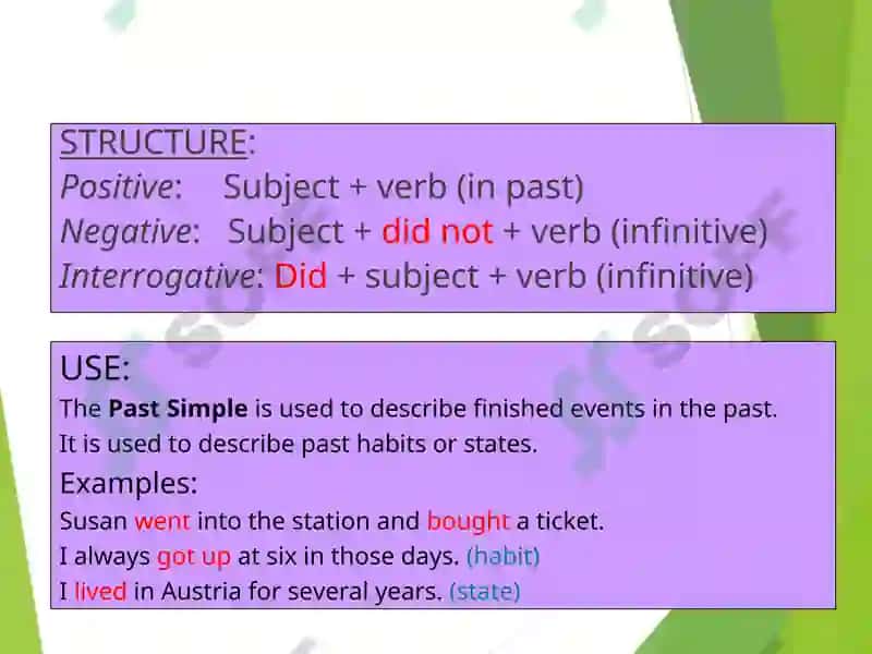 Past Continuous 2