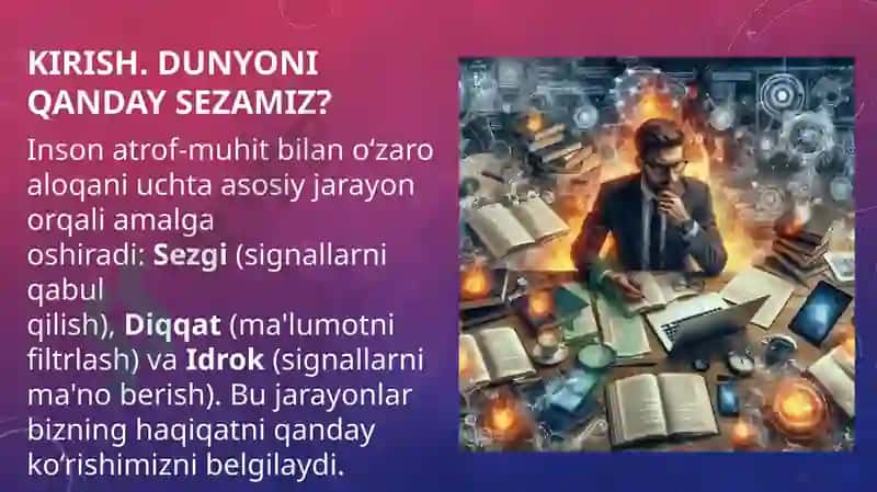Diqqat. Sezgi. Idrok 2