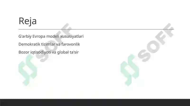 G'arbiy Evropa modeli 2