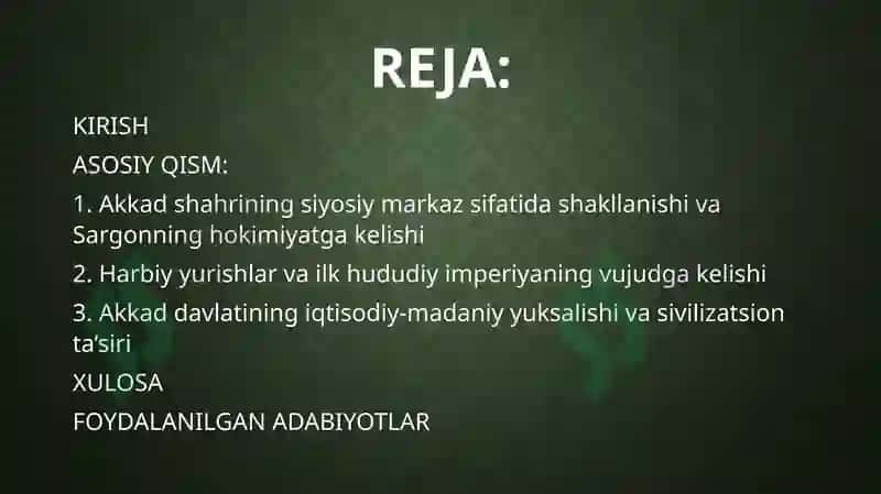 Akkad davlatining yuksalishi 2