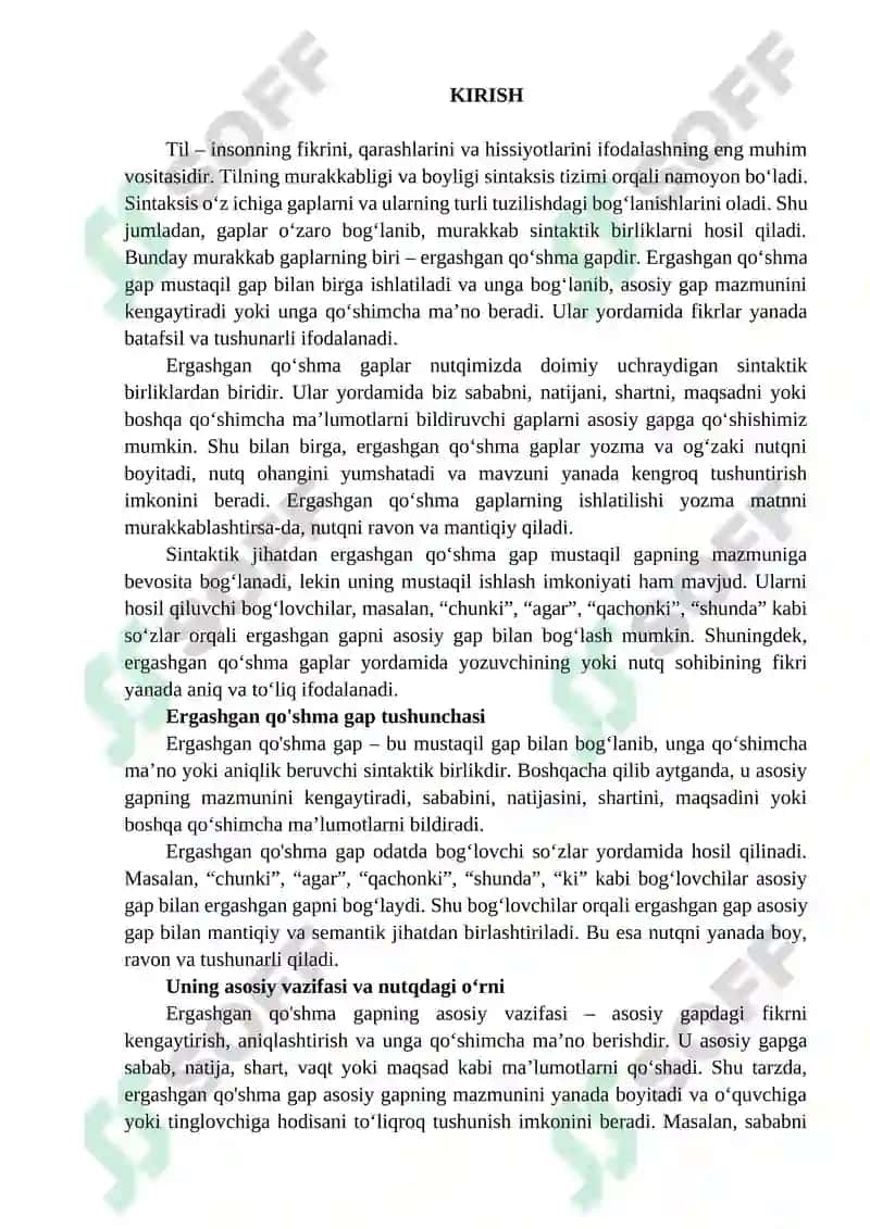Ergashgan qo'shma gaplar 2