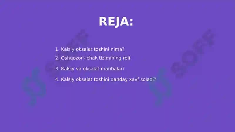 Kalsiy oksalat 2