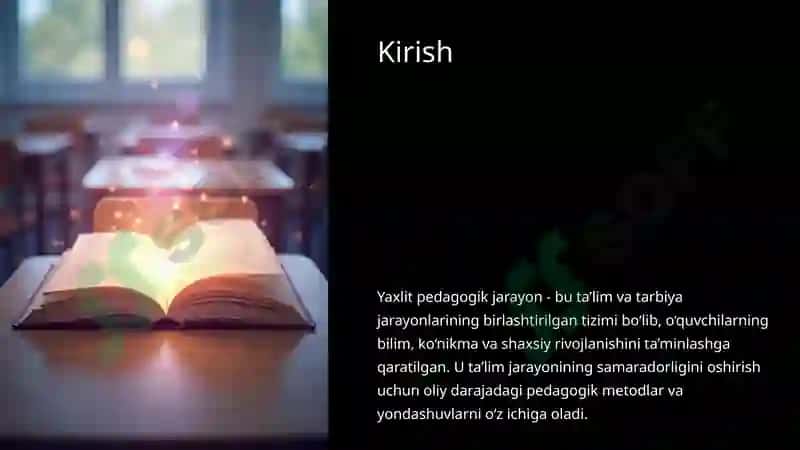 Yaxlit pedagogika 2