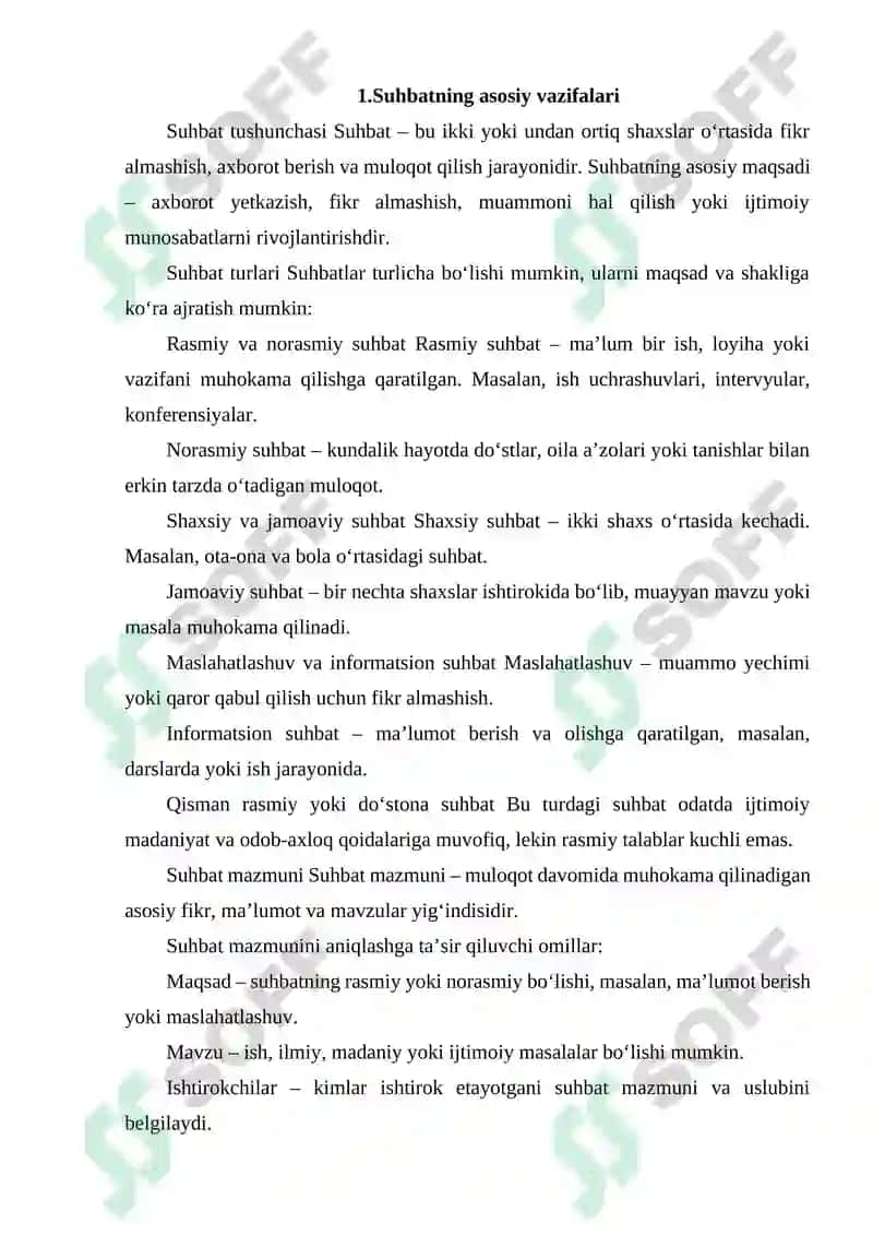 SUHBAT TURLARI VA MAZMUNI 2