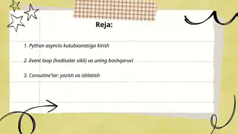 Python asyncio kutubxonasi 2
