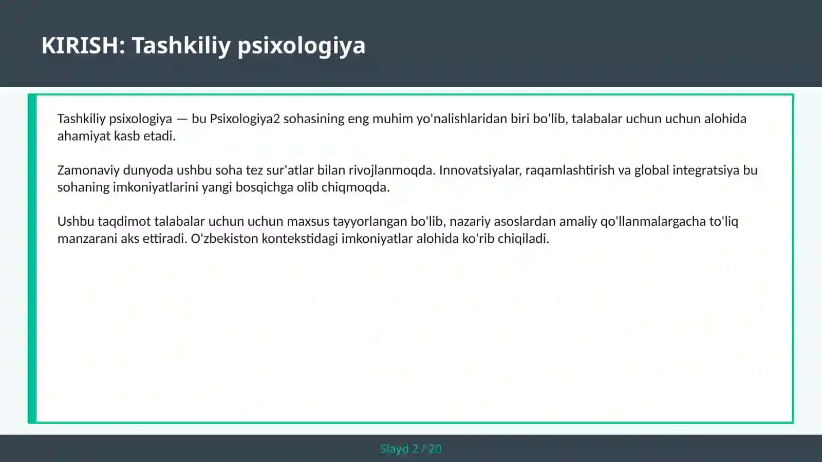Tashkiliy psixologiya 2