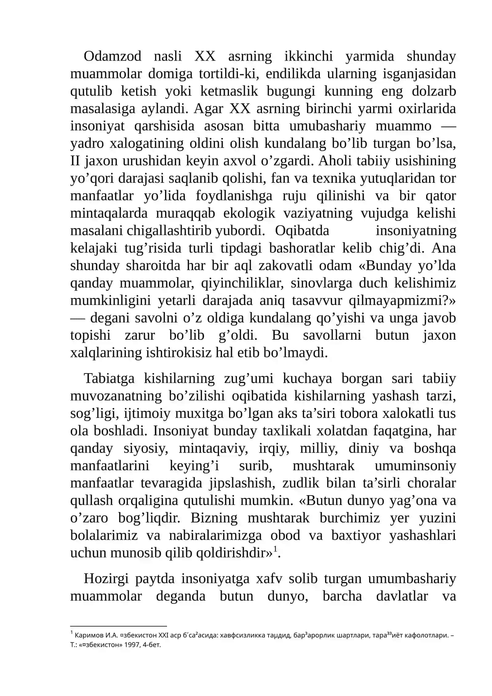 G’lobal muammolar falsafasi 2