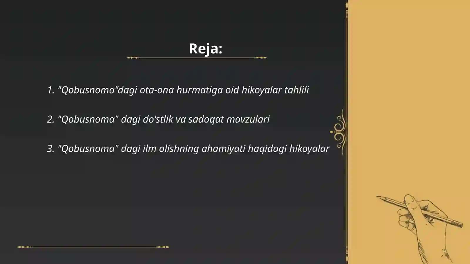 Qobusnoma 2