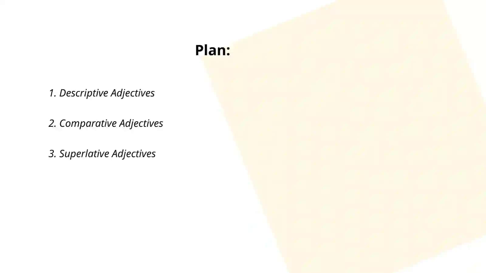 Descriptive Adjectives 2