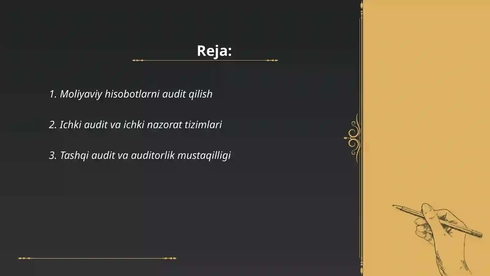 Audit va moliyaviy nazorat 2