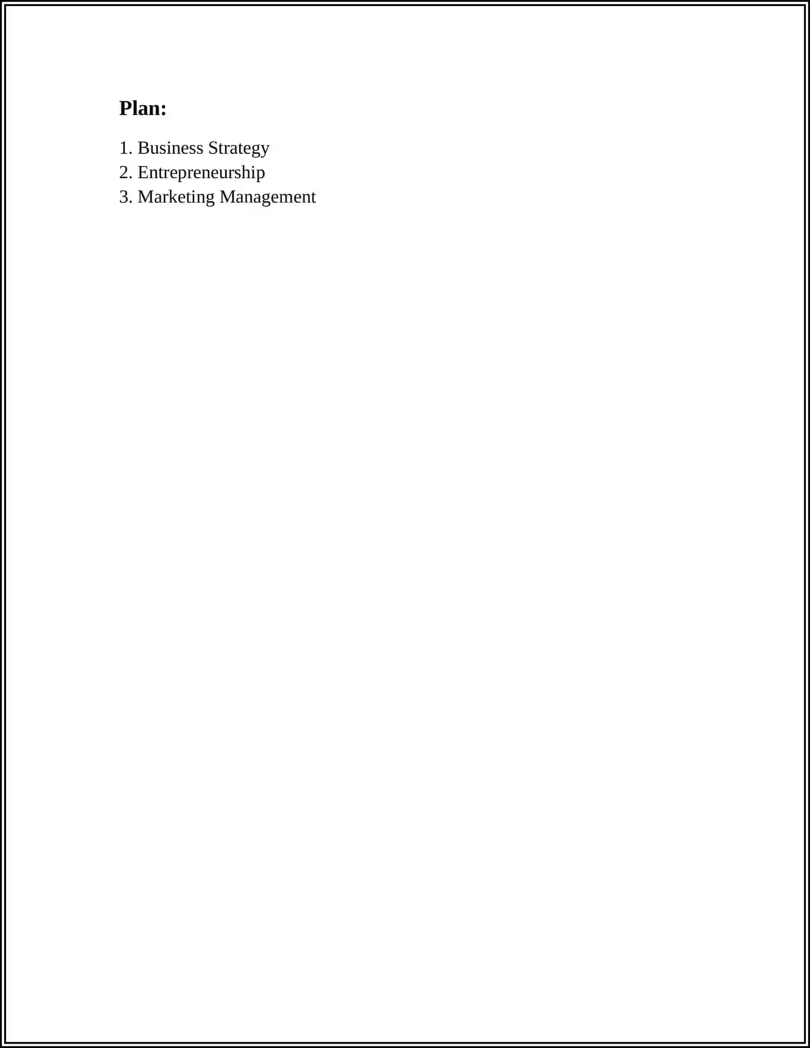 Business Strategy 2