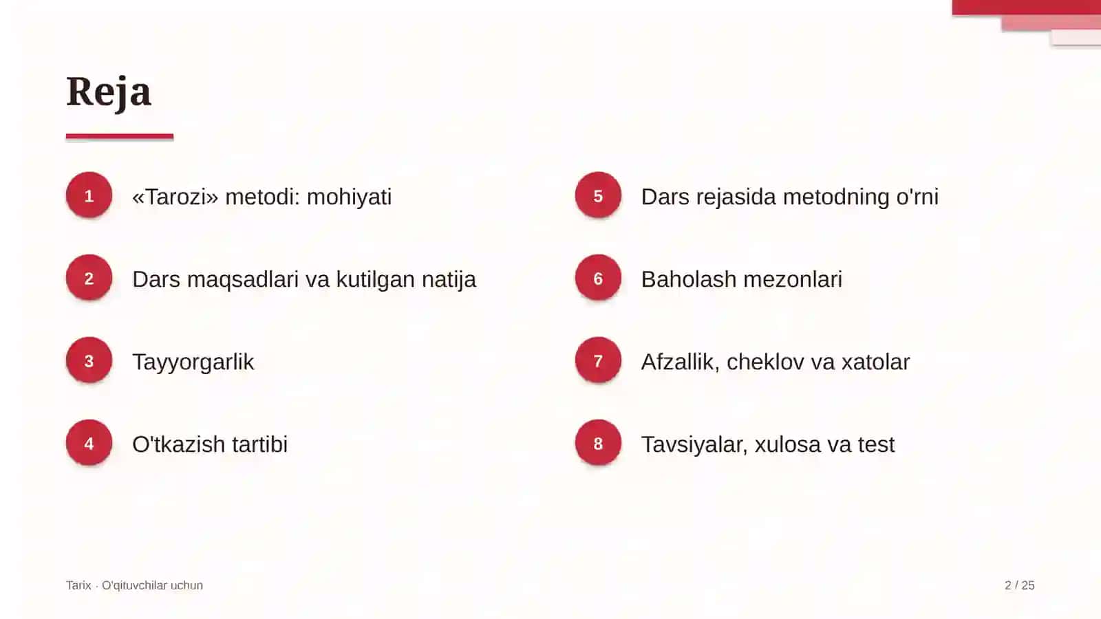 tarix darslarida tarozi metodidan foydalanish 4000 2