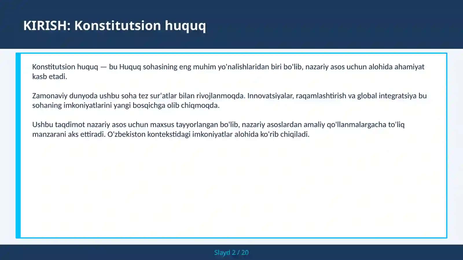 Konstitutsion huquq 2