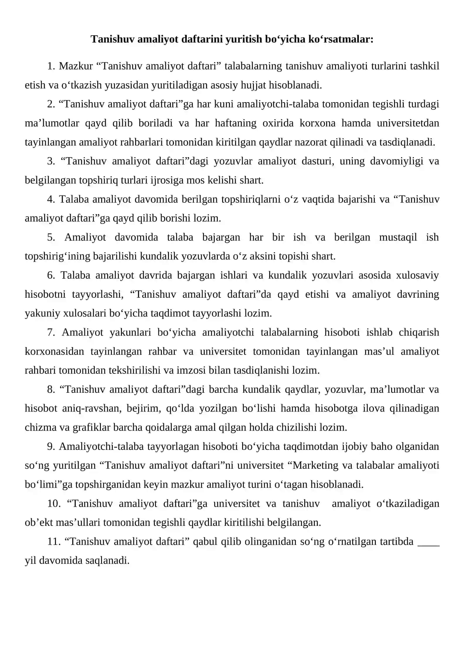 Tanishuv Amaliyot Daftari 2