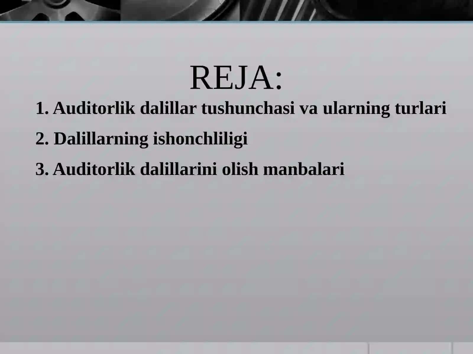AUDITORLIK DALILLAR 2