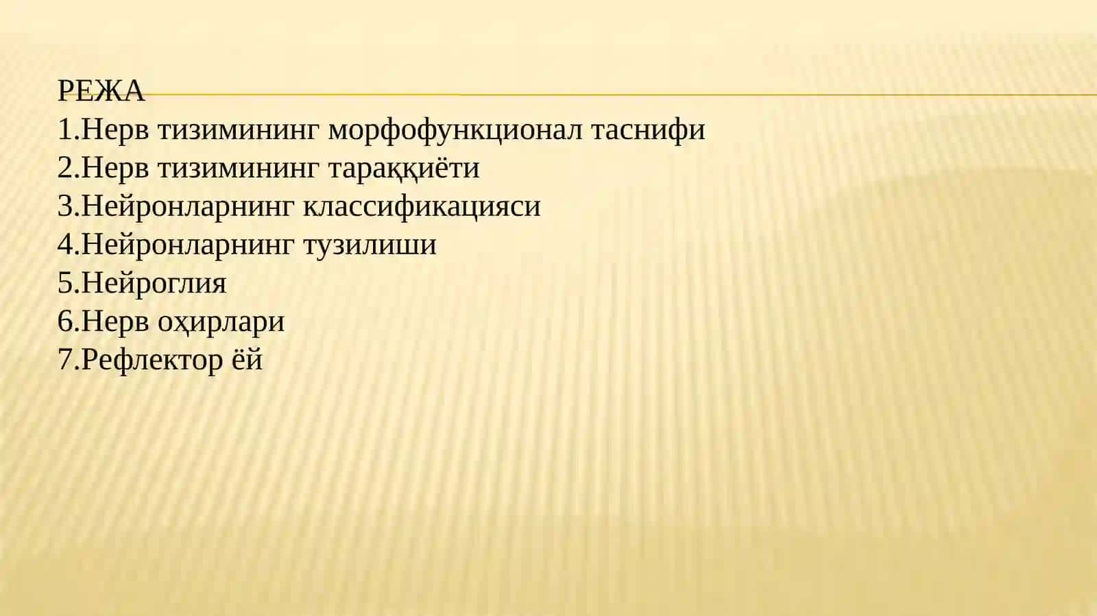 Нерв тўқимаси 2