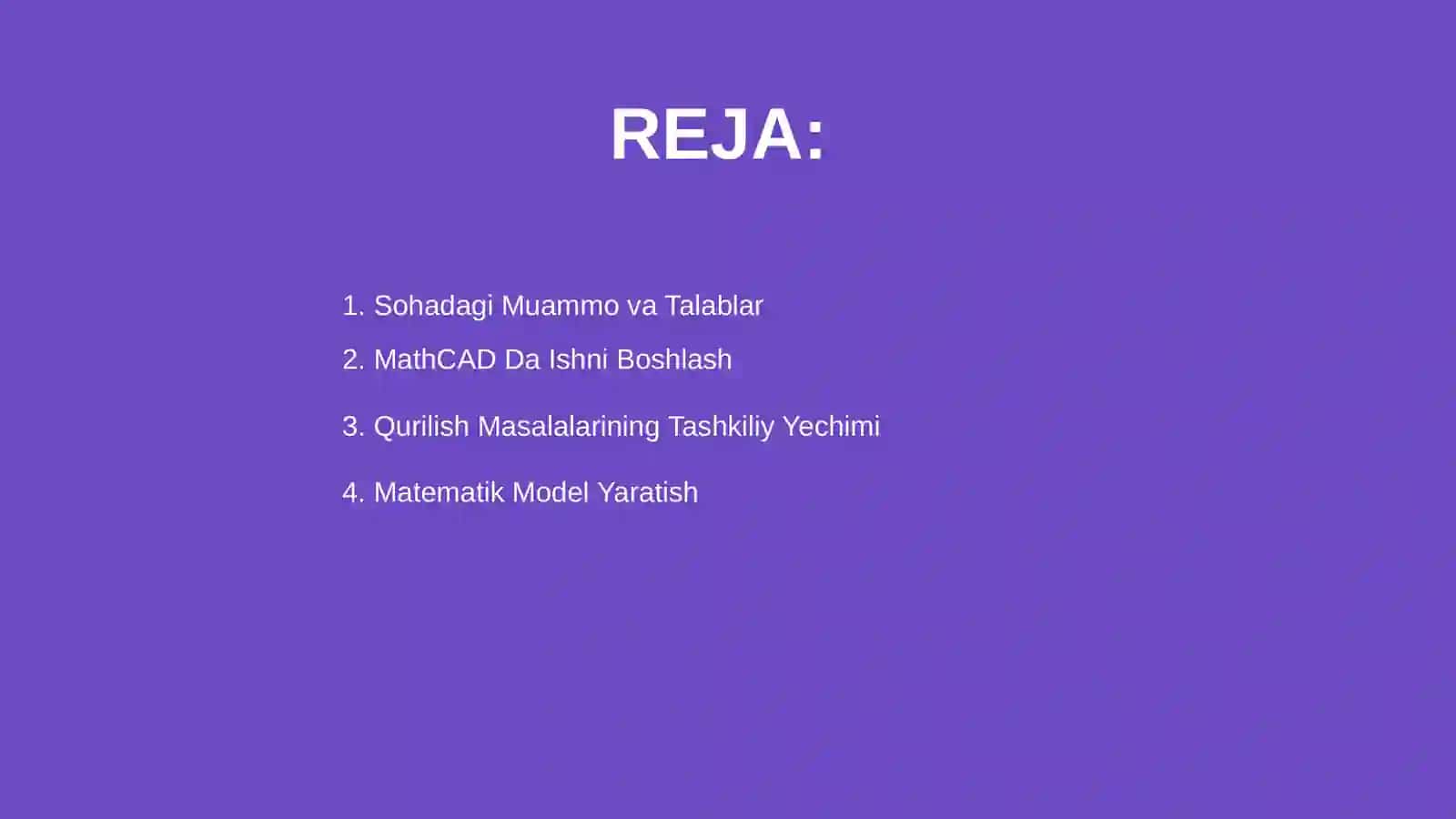 Sohadagi Quriliw Muhandisligi Masalalarini Yechiw 2