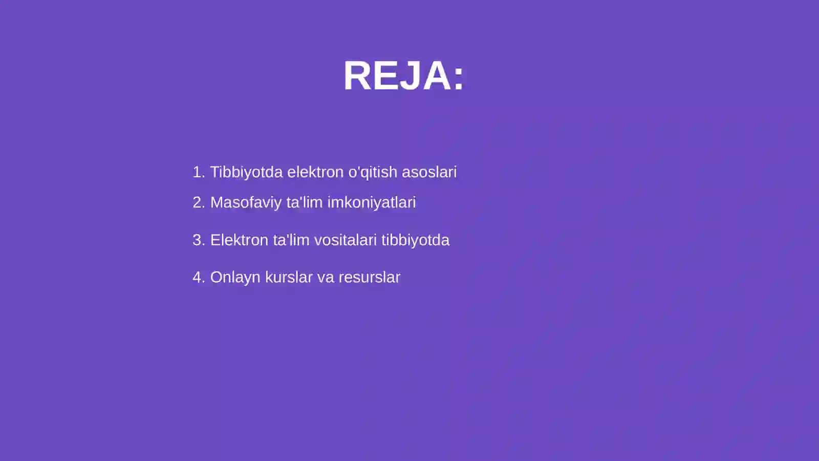 Tibbiyotda elektron va masofaviy o'qitish 2
