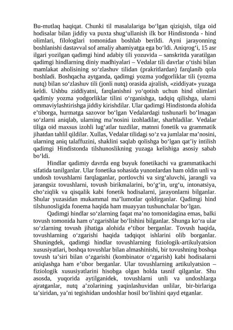 Tilshunoslik fanining shakllanish tarixi 2